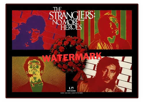The stranglers poster - stranglers, print