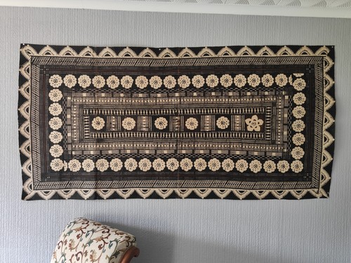 Vintage tapa cloth wall - vintage,