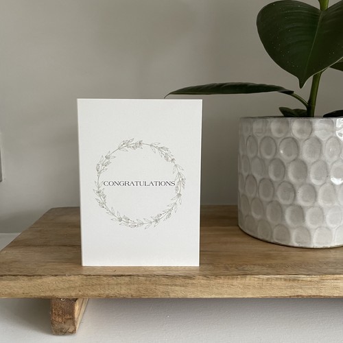 Recycled congratulations - recycled, 'congratulations'