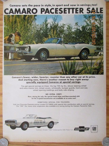1967 camaro indianapolis - 1967,