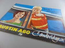 1956 AUSTIN A60 CAMBRIDGE SALES BROCHURE SCARCE ORIGINAL 