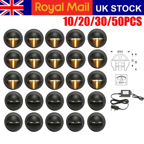 50pack black half moon - half, led