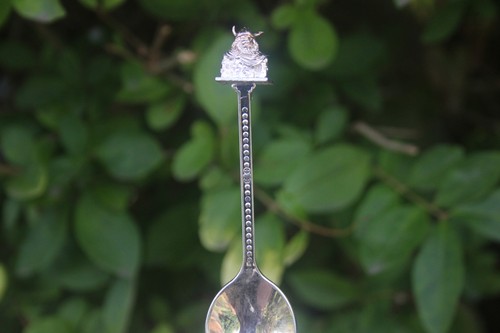 Vintage spoon viking warrior - vintage,