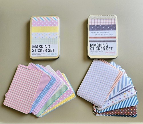 Vintage masking sticker set - vintage,