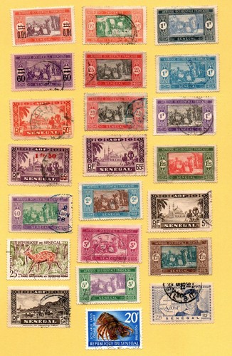 Lot stamps from - of,