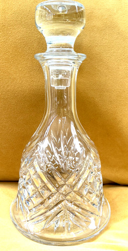 Lovely vintage cut glass - glass, bell