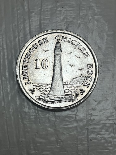 Rare 10p coin isle man - 10p,