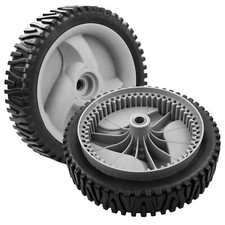 8" Lawn Mower Wheel Set Front