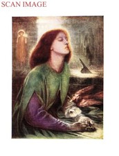 ROSETTI Print 1910 'Beata