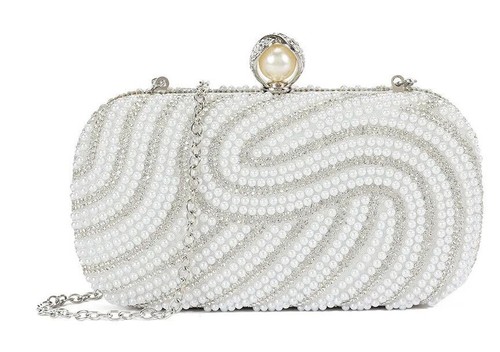 Ladies diamante clutch bag - ladies,