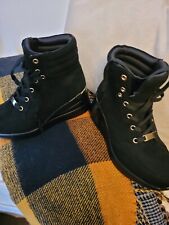 Ladies Swede Ankle Boots