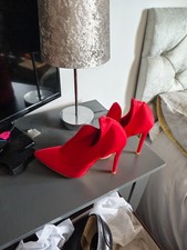 EGO RED HIGH HEELS SIZE 5