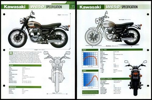 Kawasaki w650 specification - w650,