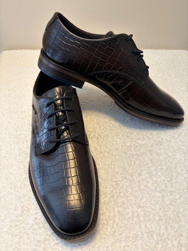 Men black croc effect - black,