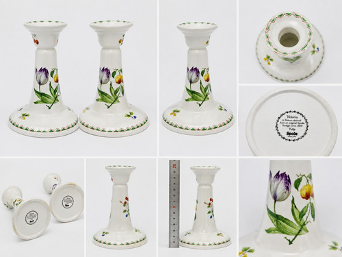 Spode victoria tulip pair - spode,