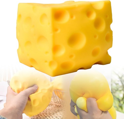 Cheese squishy jumbo 10cm - cheese,