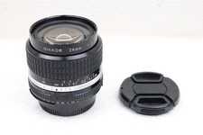 NIKON AIS NIKKOR 24mm f2 PRIME MANUAL FOCUS LENS - USABLE, BUT COATING MARKS