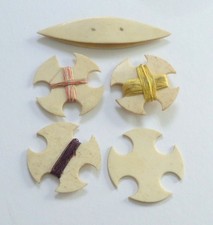 Victorian thread winders - winders, &
