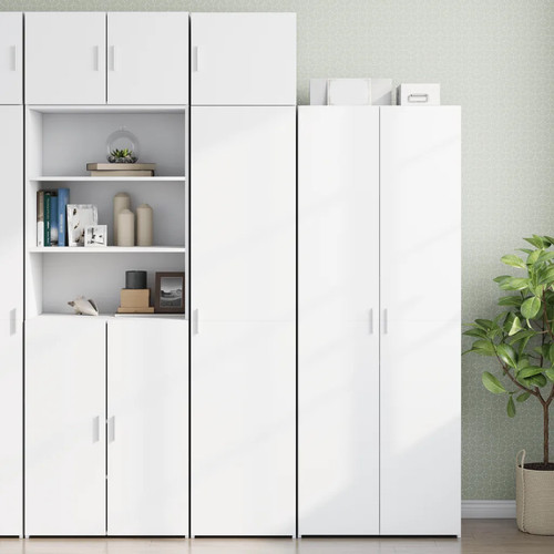 Walplus white slim storage - white,