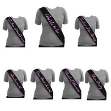 Black Hen Night Party Sashes