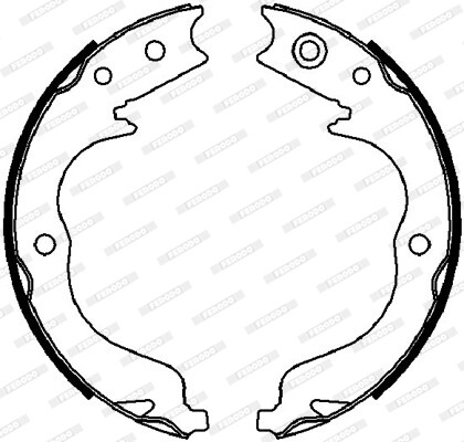 New brake shoe set - new,