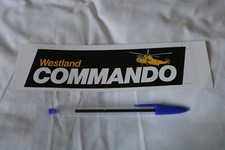 Westland commando Sea King sticker