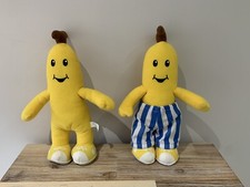 Bananas In Pyjamas Standing B1 B2 12” Soft Plush Stuffed Toy Bundle Made In 1997