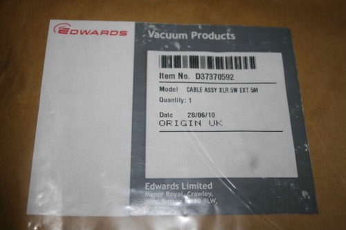 Edwards vacuum cable - edwards,