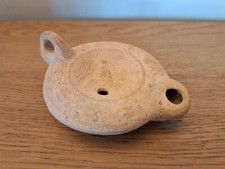 Roman oil lamp, terracotta.