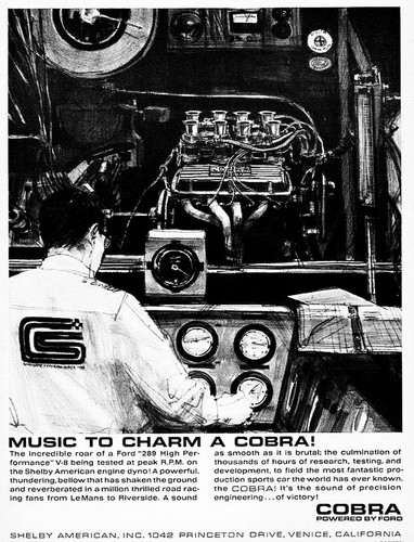 1966 mustang shelby cobra ad - 1966,