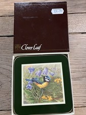 Clover Leaf Set Of Six Dawn Chorus Coasters