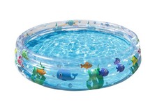 Bestway Ocean Themed Paddling Pool | Inflatable Pool for Kids, Kiddie Swimming P