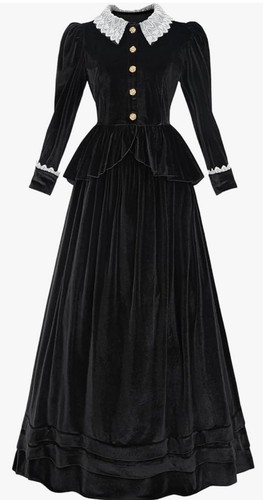 Women large victorian velvet - victorian,