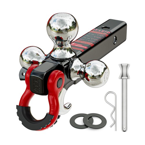Ayleid trailer hitch tri - hitch, tri-ball