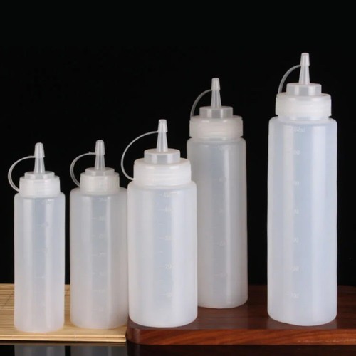Clear plastic squeeze bottles - clear,