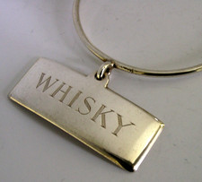 UNUSUAL STERLING SILVER WHISKY