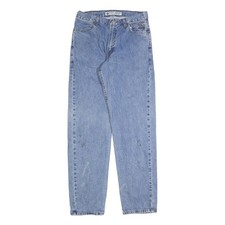 HARLEY DAVIDSON Mens Jeans Blue Regular Straight Denim Medium W32 L34 Zip Cotton