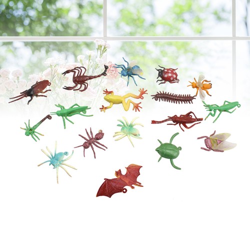 17pcs mini insect animal - 17pcs,