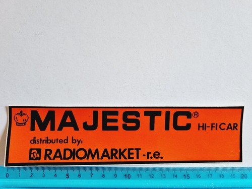Majestic car sticker - hi,