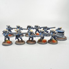 Tau Empire Fire Warriors x10 Painted And Based - Warhammer Army 40k
