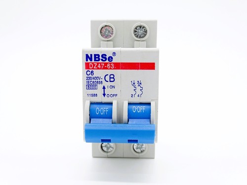 Nbse 6amp double pole mcb - 6amp,