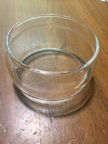 Pyrex glass coffee strainer - glass,