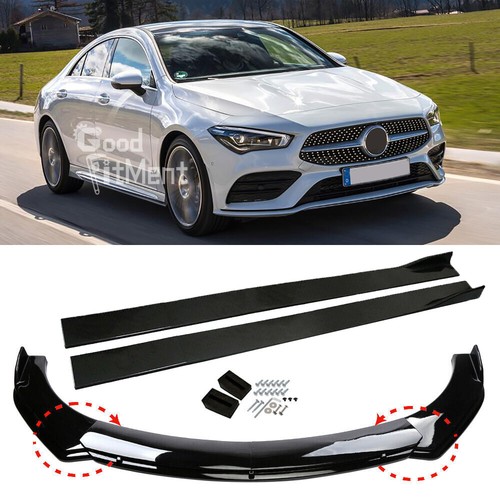 Glossy front bumper - front, lip