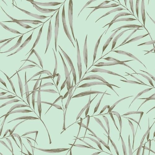 Cressida wallpaper pale teal - wallpaper,