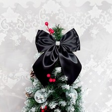 Christmas tree bow topper