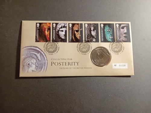 Stamp coin cover - stamp, british