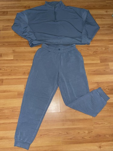 Womens blue grey tracksuit - womens,