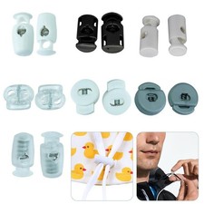 Plastic Toggles Cord Locks Laces Stop End Stopper for Drawstrings Clothing Coats