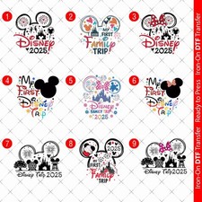 Disney 1st Trip DTF Iron On