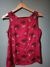 Dunnes Size 8 Pink Cat Print